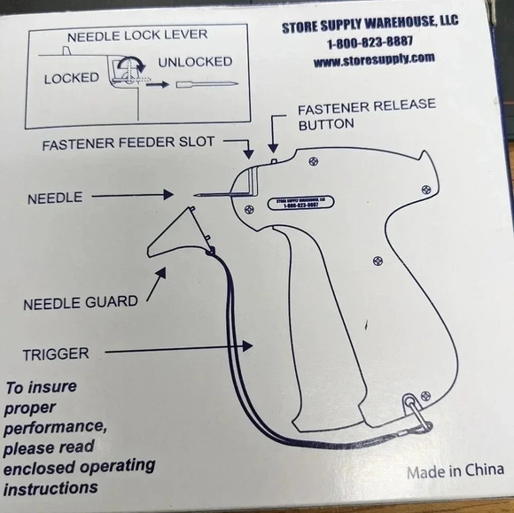 SSW Tagging Gun Store Supply 94-400, NIB - Picture 4 of 4
